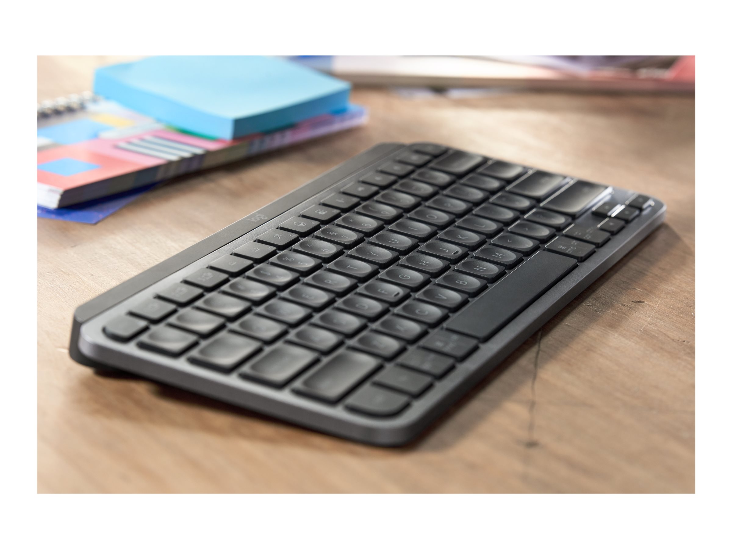 Logitech MX Keys Mini keyboard black Input Usage / lifestyle Left-angle 72758