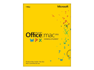 Microsoft Office for Mac Home and Student 2011 - Box pack - 1