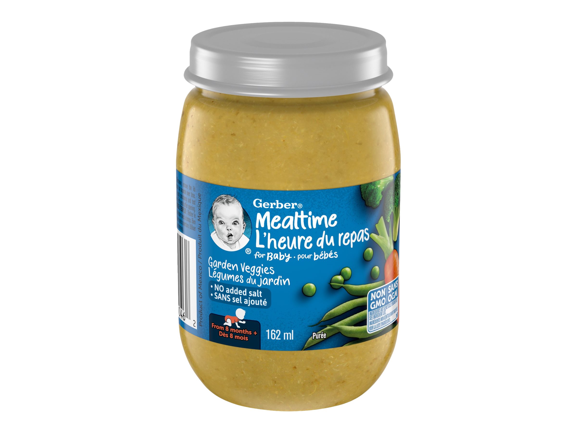 Gerber Mealtime Baby Puree - Garden Veggies - 162ml