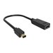 Mini DisplayPort to HDMI adaptor - 4k 60 hz - gold