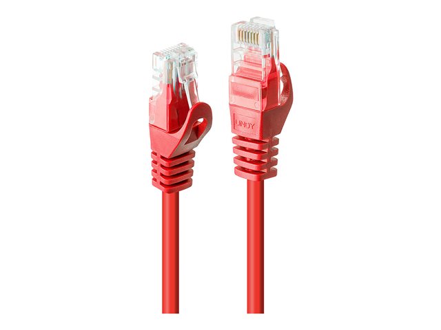 LINDY Basic Cat.6 U/UTP Cable Red 5m