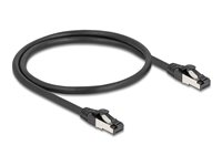 DeLOCK CAT 8.1 S/FTP, PiMF 50cm Patchkabel Sort