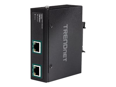 TRENDnet Industrial Gbit PoE+ Extender 100m 802.3af/at