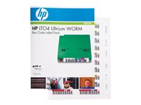 HP Ultrium LTO4 WORM Bar Code Label Pack