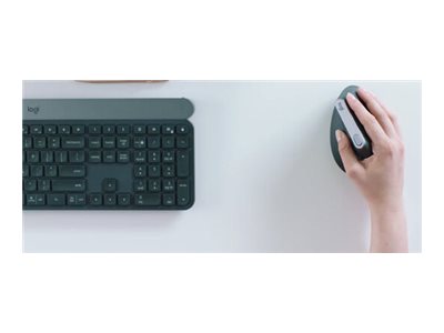 Logitech MX Vertical vertical mouse USB Bluetooth 2.4 GHz Usage / lifestyle Front 72545