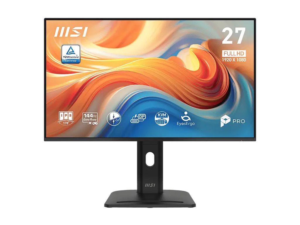 MSI PRO MP275PHG E14 LED monitor Full HD (1080p) Product shot Front 79725