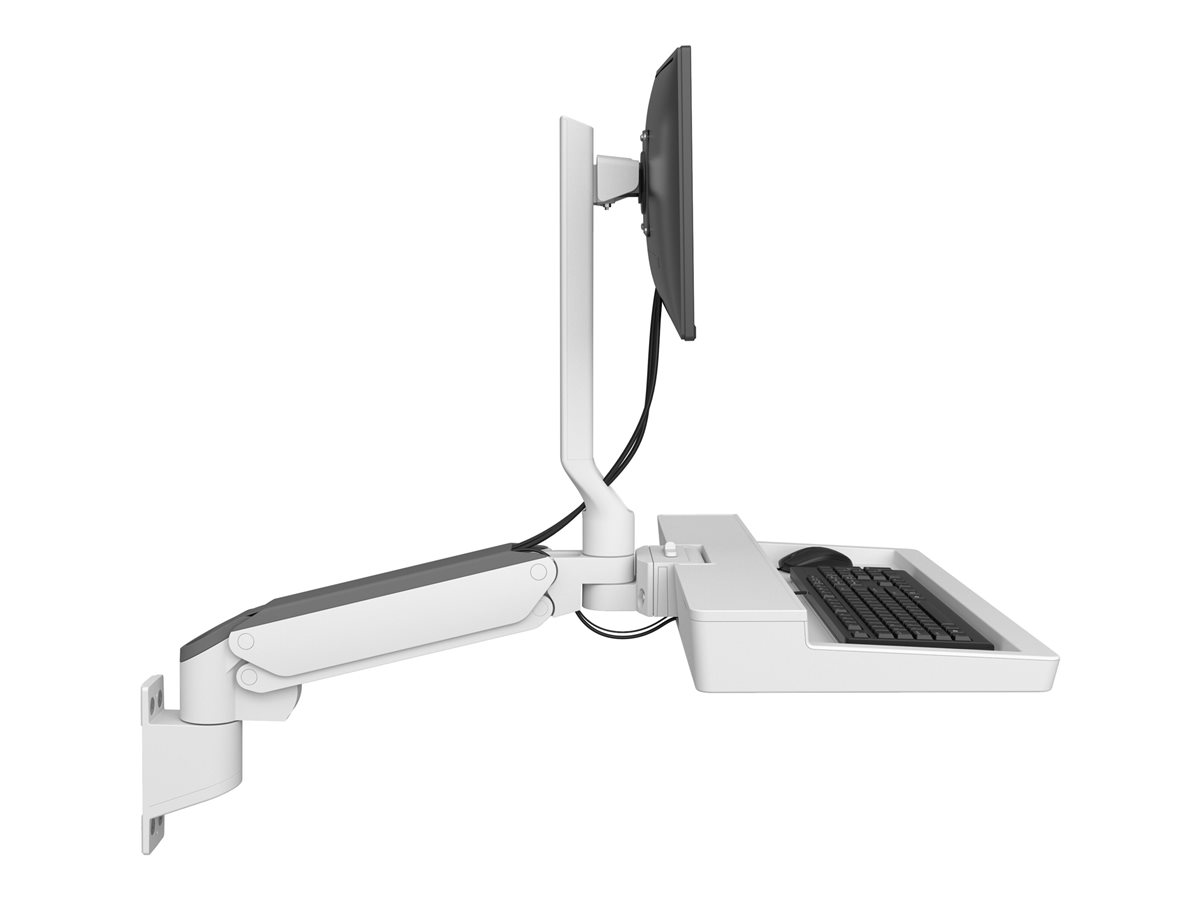 Ergotron CareFit Combo Arm montážní sada - modulární - pro LCD displej / klávesnice / myš - bílá – foto 3