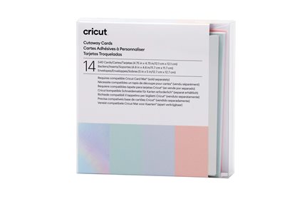 CRICUT Cut-Away Cards Pastel S40 (P)