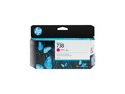 HP 738 130-ml Magenta DesignJet Ink Cart