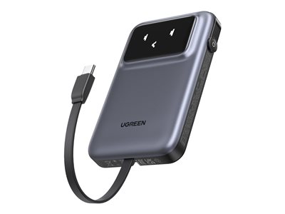 6941876246830 - Uno 10000mah Power Bank With Built-In Cable Powerbank (Akku) - schwarz - 10000 mAh