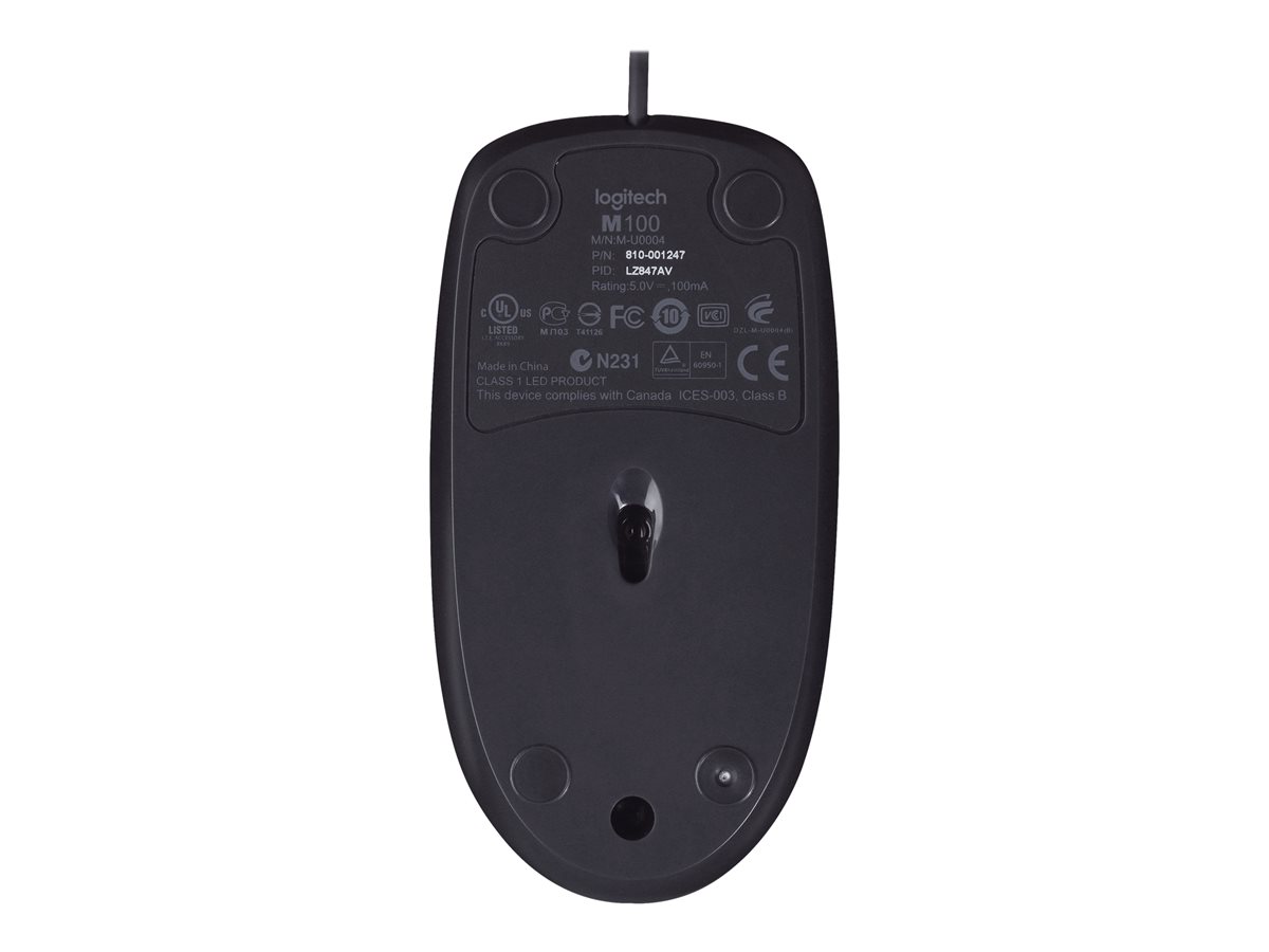 LOGI M100 Mouse full size
