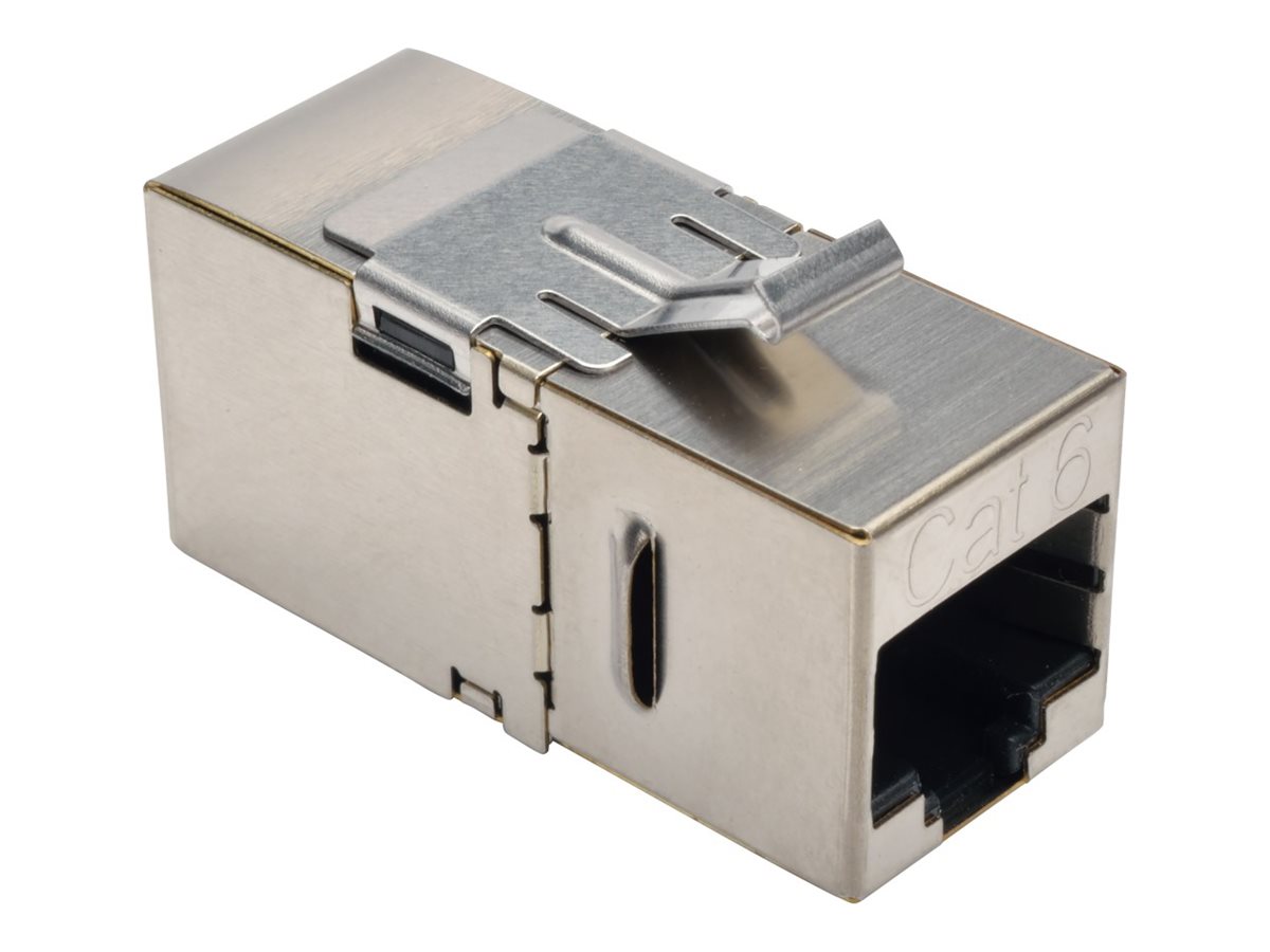 Tripp Lite Cat6 Straight Through Modular Shielded In Line Coupler RJ45 F/F