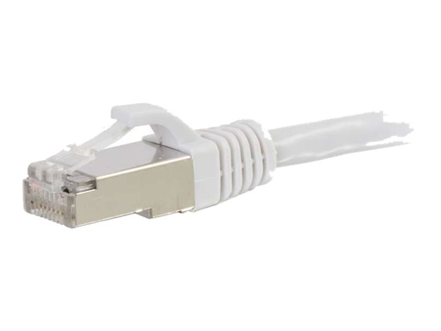 C2G Cat6a Booted Shielded (STP) Network Patch Cable - patch kabel - 2 m - bílá – foto 2