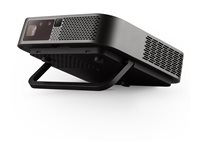 ViewSonic M2e - DLP projector - 802.11a/b/g/n wireless / Bluetooth 4.2 - polar white, meteor grey