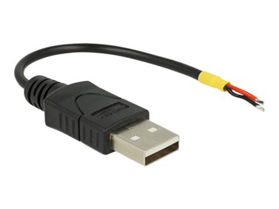 DELOCK USB Kabel A -> 2x offene Kabelenden Strom 0.10 - 85250
