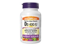 Webber Naturals Vitamin D3 Tablets - 400 IU - 270's