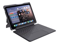 Deqster Plus Series - keyboard and folio case (keyboard) - with trackpad Input Device