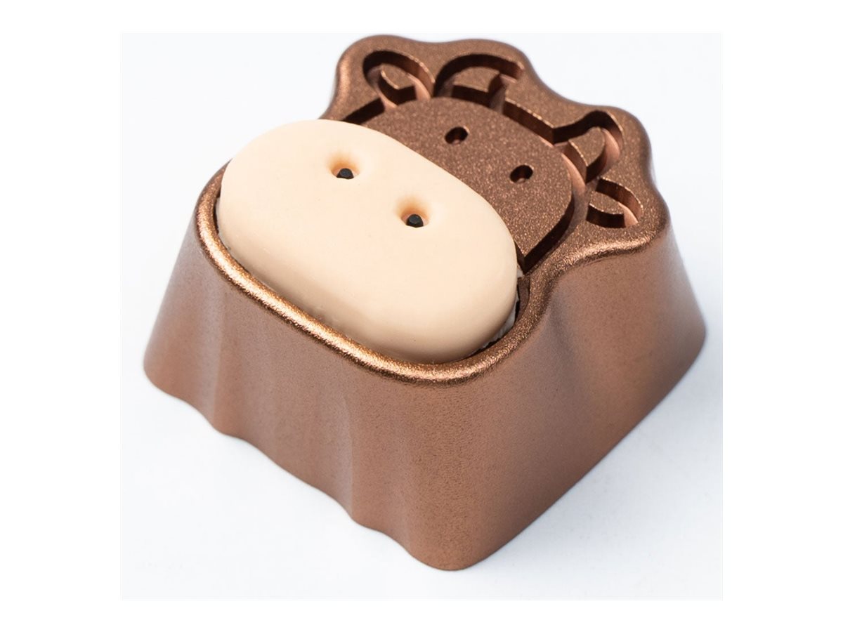 Keychron Cute Cows keycap aluminium alloy Product shot Right-angle 79850