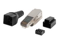 Lanberg CAT 6 Kabel med folie og kobberfletning (FTP) Netværk-konnektor Sølv