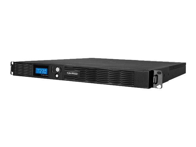 CyberPower Smart App Professional Rackmount Series PR750ELCDRT1U UPS 500 Watt 750 Product shot Right-angle 79400