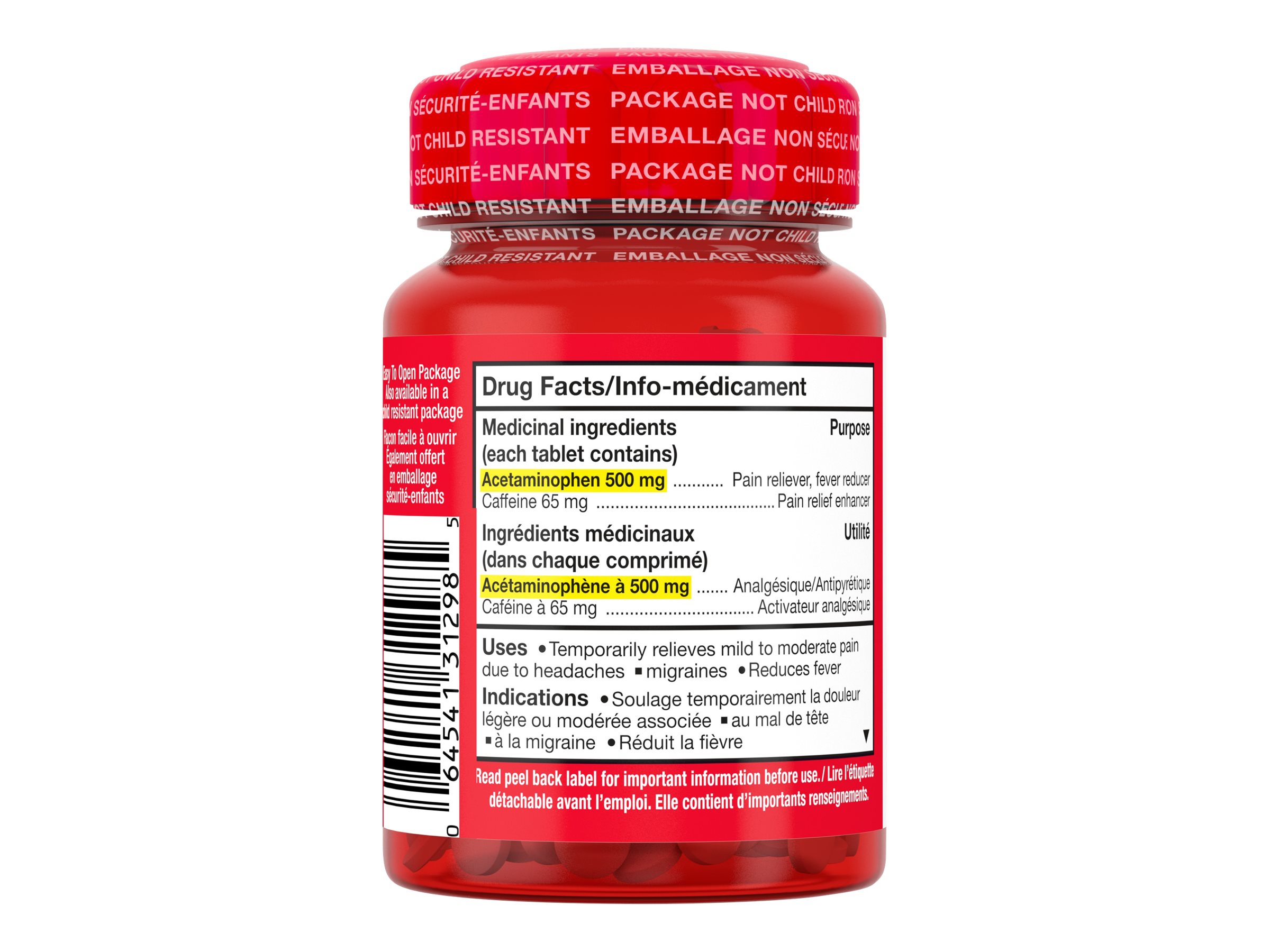 TYLENOL ULTRA RELIEF EXSTR. 120'S