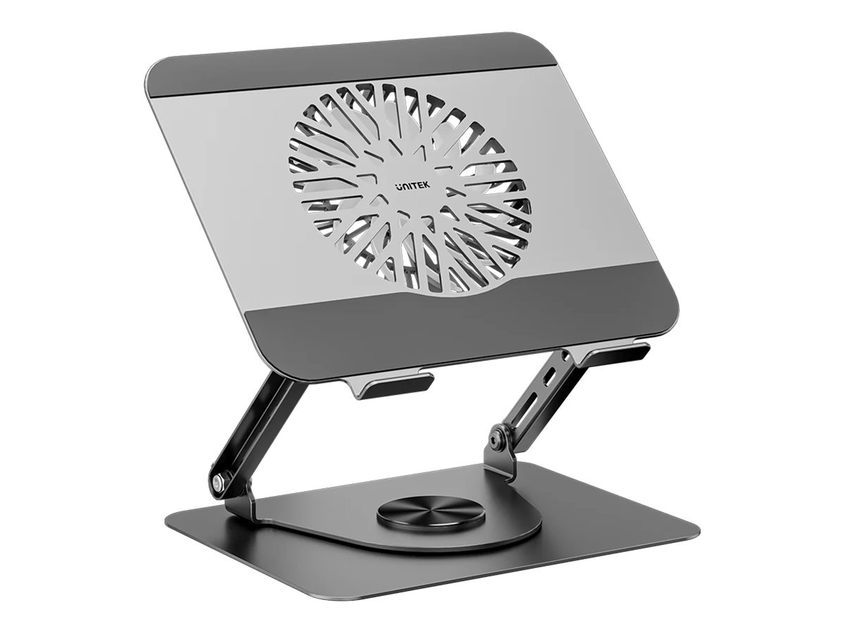 Unitek notebook stand Product shot Left-angle 79750