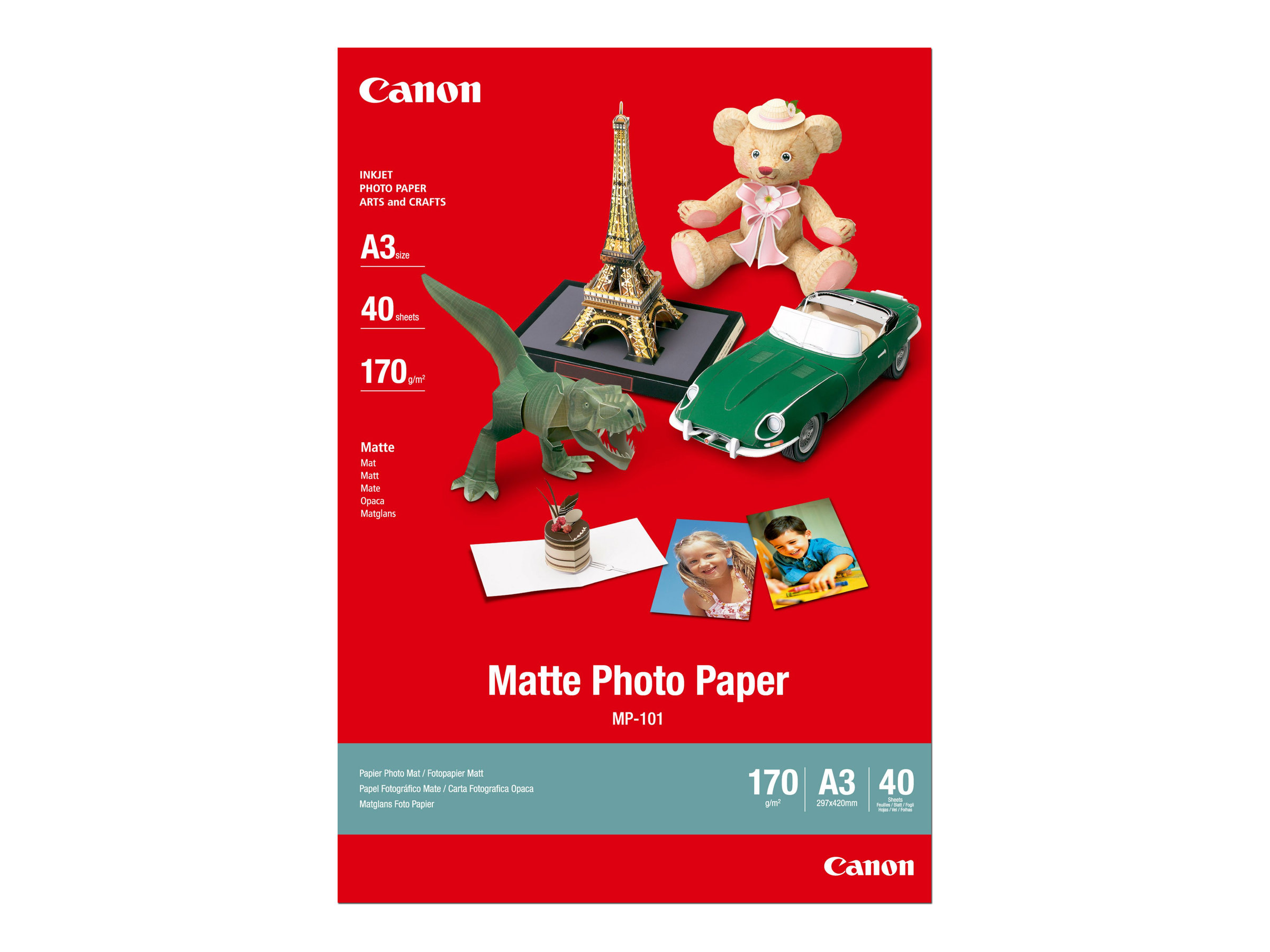 Canon MP-101 - photo paper - 40 sheet(s) - A3 - 170 g/m²