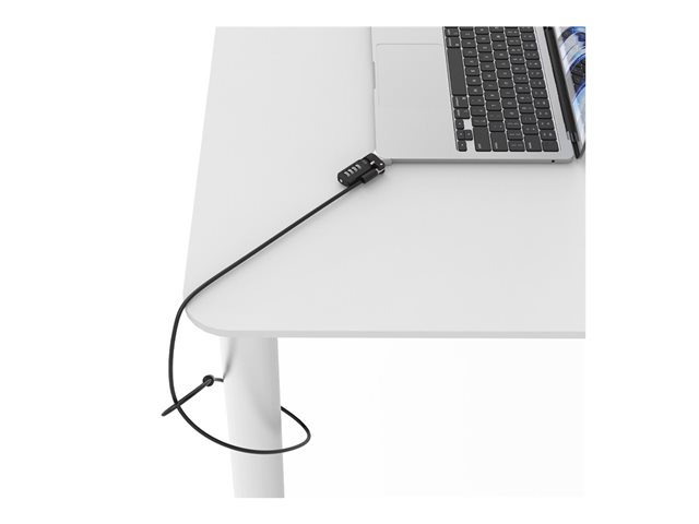 Compulocks Ledge Lock Adapter for MacBook Air 13" M2-M4 with Combination Lock Silver - adaptér bezpečnostního kabelového zámku – foto 5