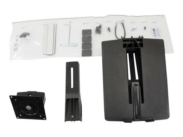 Ergotron WorkFit - Mounting component (conversion kit) - for 2 LCD displays / notebook - black 