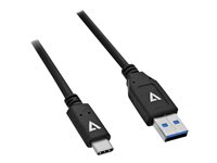 V7 USB 3.1 USB Type-C kabel 1m Sort
