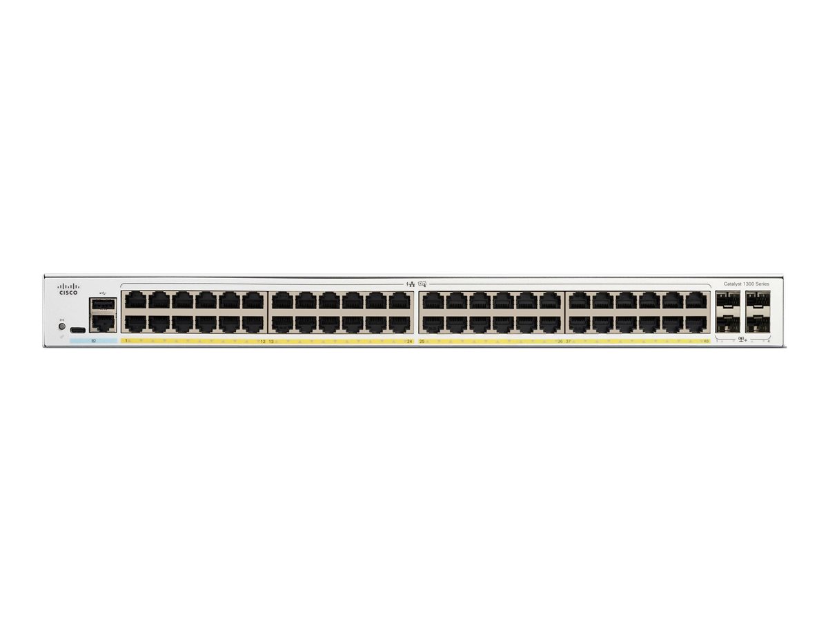 Cisco Catalyst 1300-48FP-4X - přepínač - 48 porty - řízený - Lze montovat do rozvaděče – foto 2