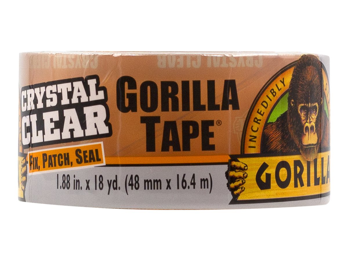 Gorilla Glue Crystal Clear Gorilla Tape - Transparent - 18 yards