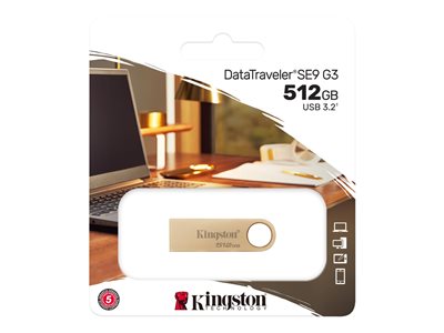 KINGSTON 512GB 220MB/s Metal USB 3.2 Gen - DTSE9G3/512GB