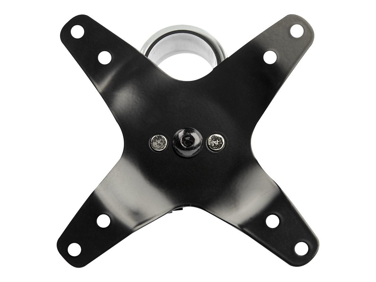 StarTech.com Desk Mount Quad Monitor Arm, Premium Articulating VESA 4 Monitor Mount 2x2 up to 27", Ergonomic Height Adjustable Pole Mount, Tilt/Swivel/Rotate, C-Clamp/Grommet, Silver - Heavy-duty VESA Mount (ARMQUADPS) montážní sada - nastavitelné rameno - pro 4 monitory - stříbrná - kompatibilní s TAA – foto 13