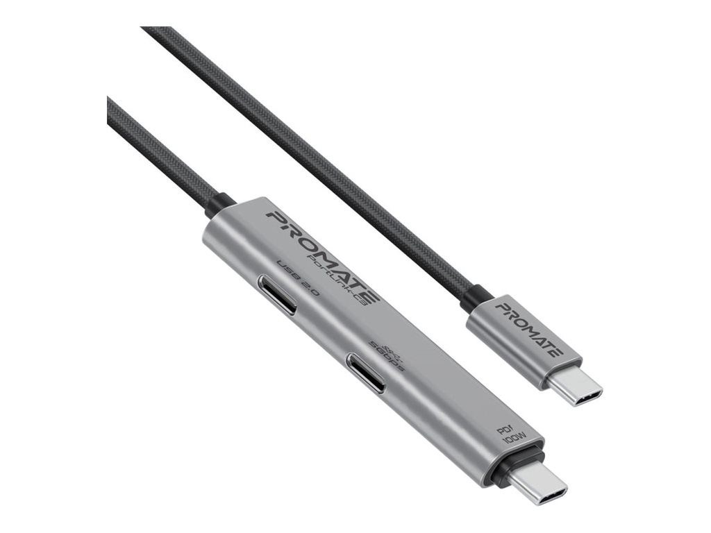 Promate PortLink-C3 USB-C cable 1.5 Product shot Close-up 75300