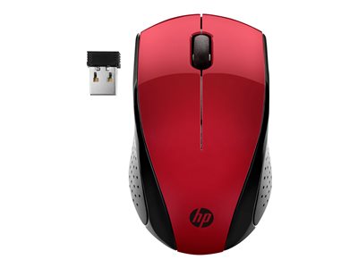 HP Wireless Mouse 220 Red - 7KX10AA#ABB