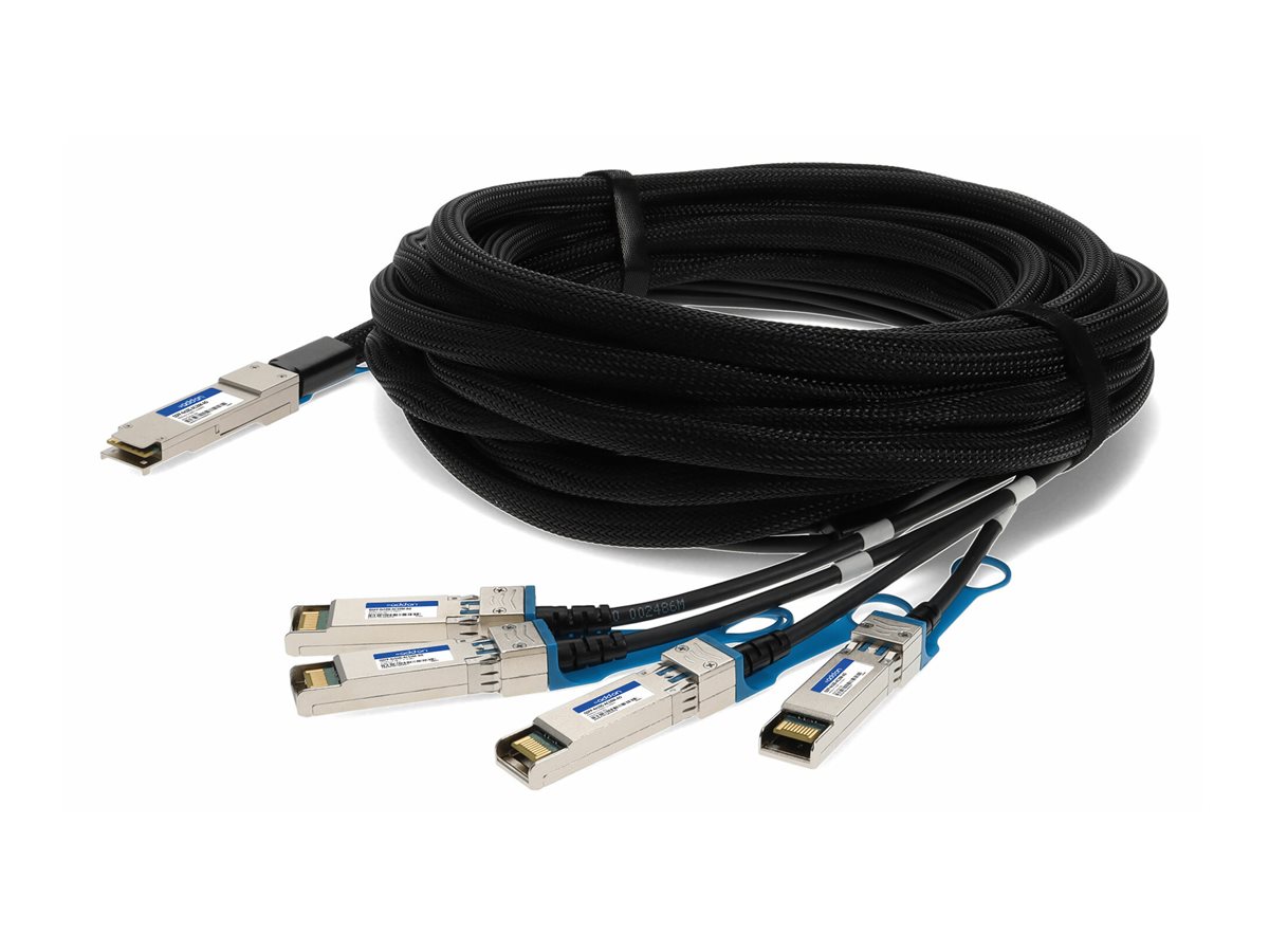 AddOn 10m Cisco Compatible QSFP+ Breakout DAC