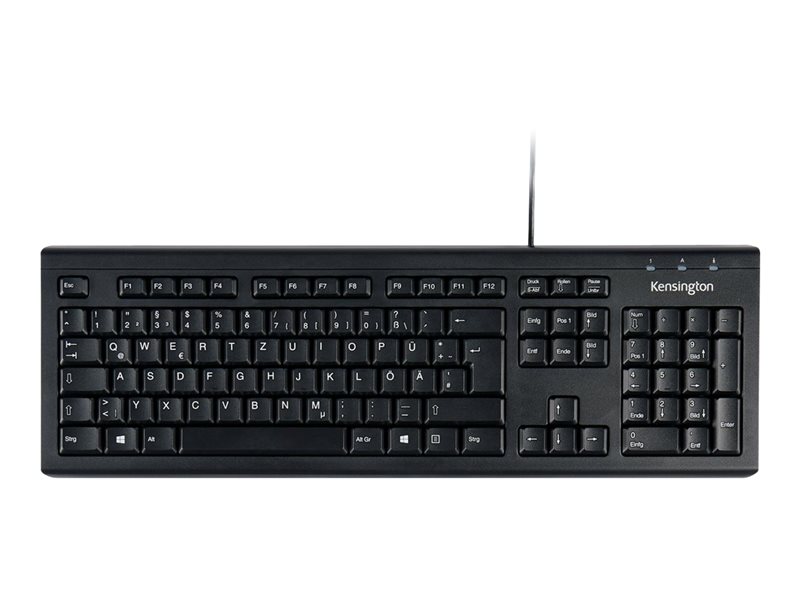 Kensington ValuKeyboard - Tastatur - USB - Deutsch - Schwarz