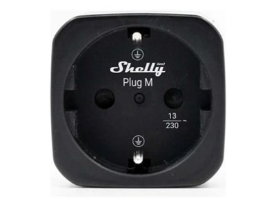 SHELLY Plug M Gen3 Black Plug FG3800238073619