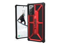 UAG Rugged Case for Samsung Galaxy Note20 5G Monarch Crimson Back cover for cell phone 