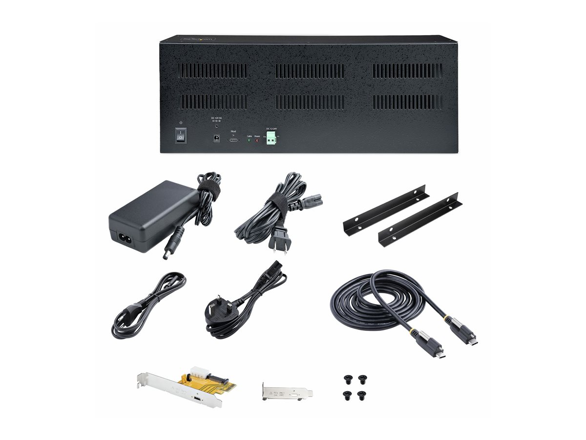 StarTech.com 4-Slot PCIe Expansion Chassis with PCIe x2 Host Card, PCIe 2.0 - 10Gbps, External PCIe Slots for Desktops/Servers, PCI Express Expansion Box/Adapter, 4 PCIe x1 Slots - systémový bus extender – foto 5