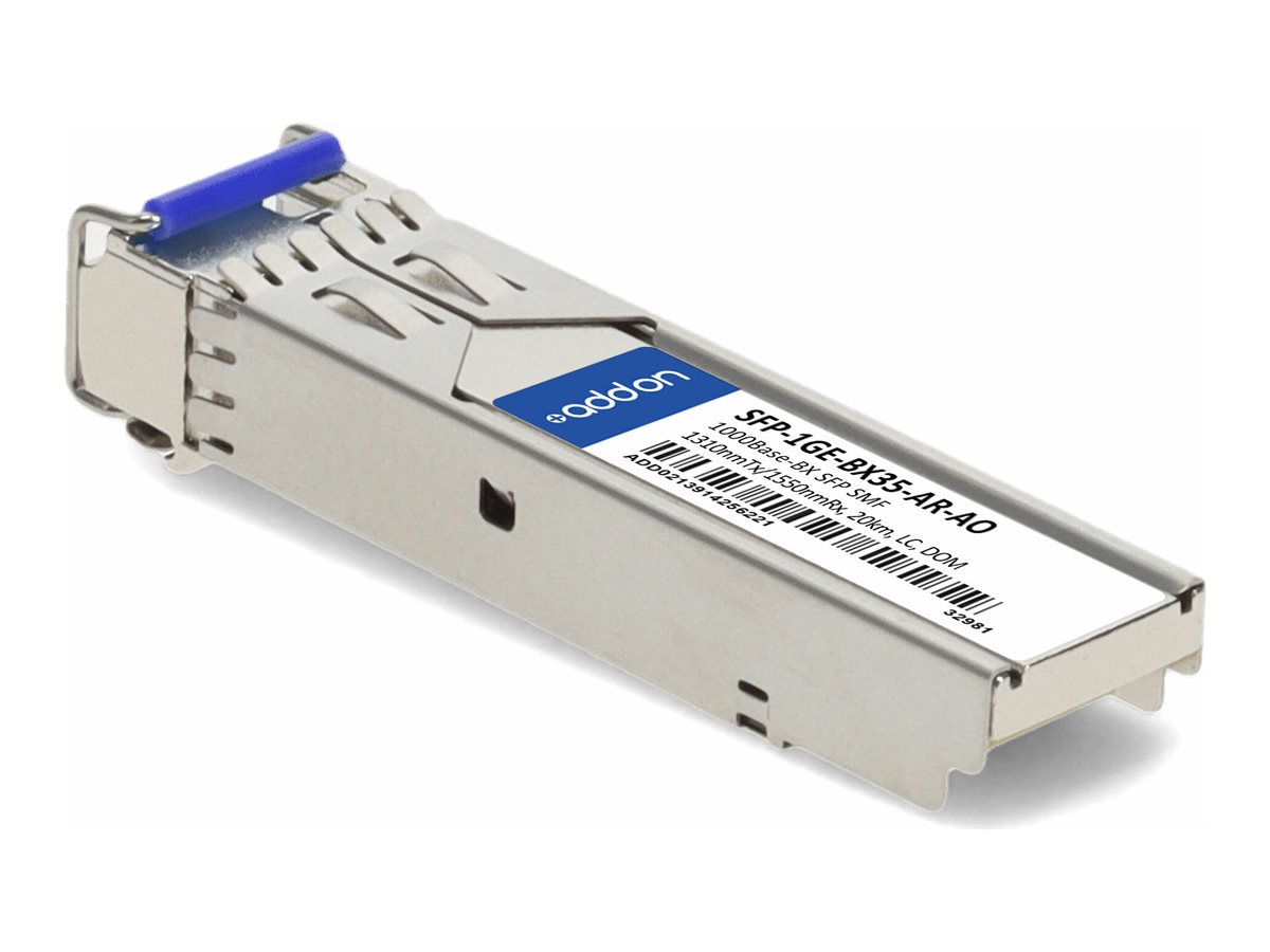 AddOn - SFP (mini-GBIC) transceiver module (equivalent to: Arista Networks SFP-1GE-BX35-AR)