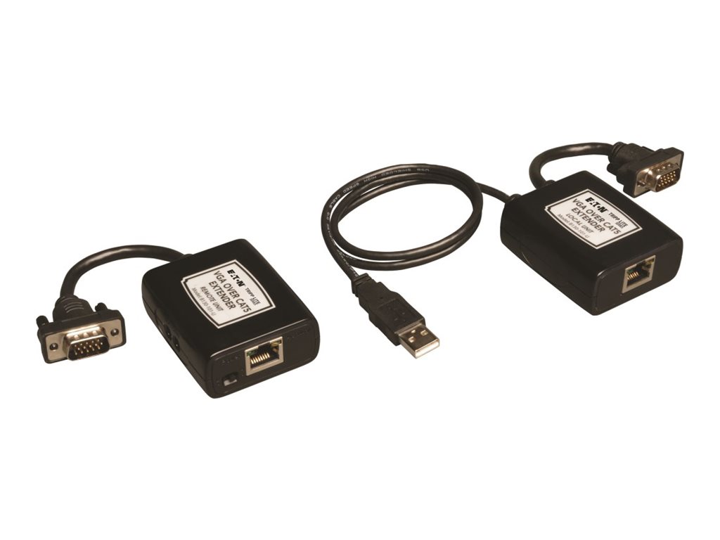 Eaton Tripp Lite Series VGA over Cat5/Cat6 Video Extender Kit USB Powered up to 500ft TAA/GSA