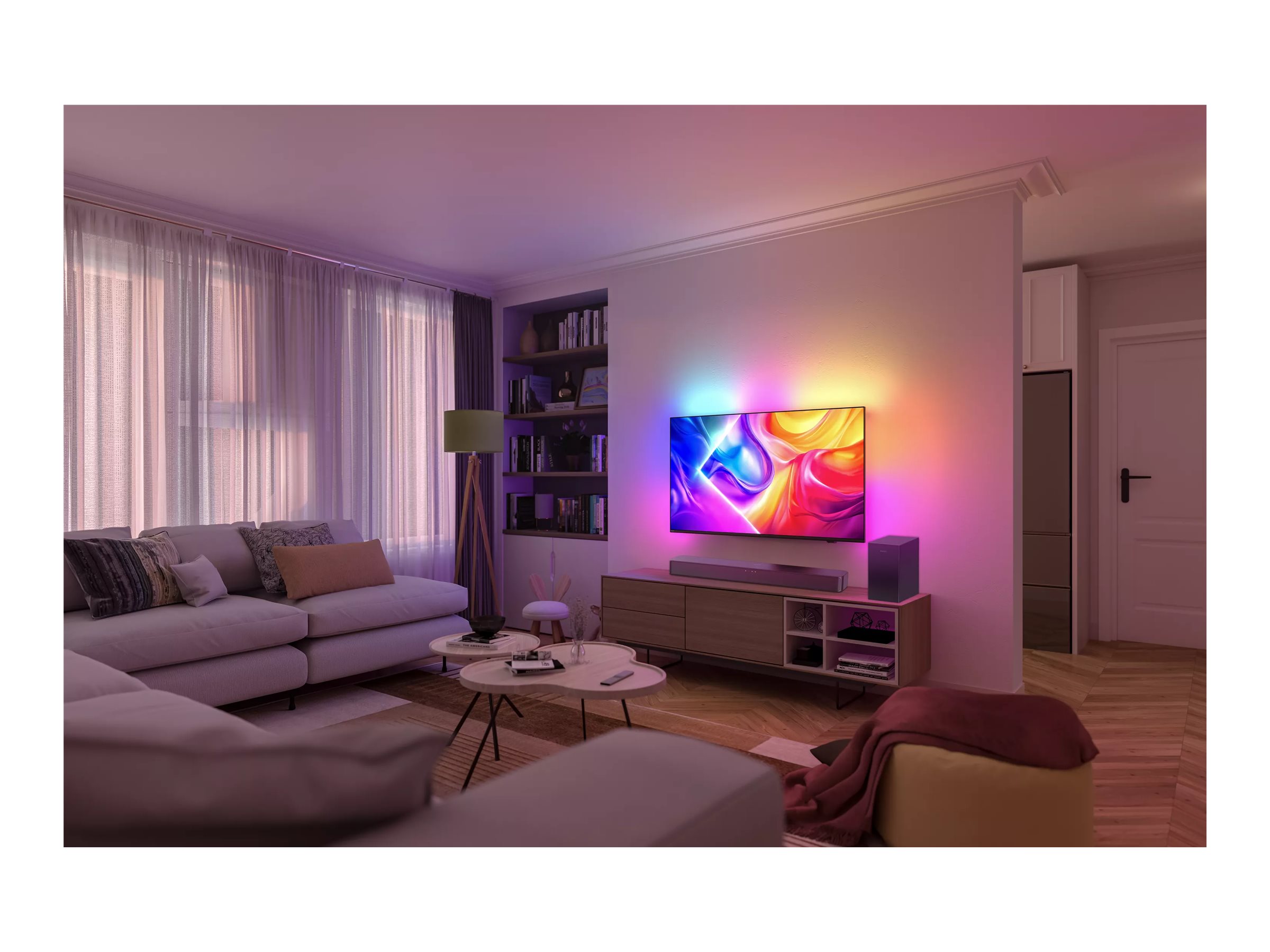 Philips TAB5500 sound bar system for home theatre Product shot Left-angle 79750