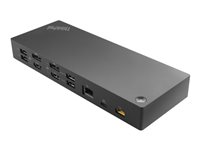 Lenovo ThinkPad USB-C with USB-A Dock - docking station - USB-C - 2 x HDMI, x DP -