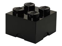 LEGO Storage Brick 4 Opbevaringsboks Sort