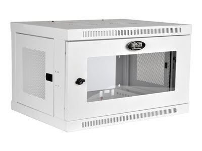 Tripp Lite 6U Wall Mount Rack Enclosure Server Cabinet White w/ Acrylic Glass Door