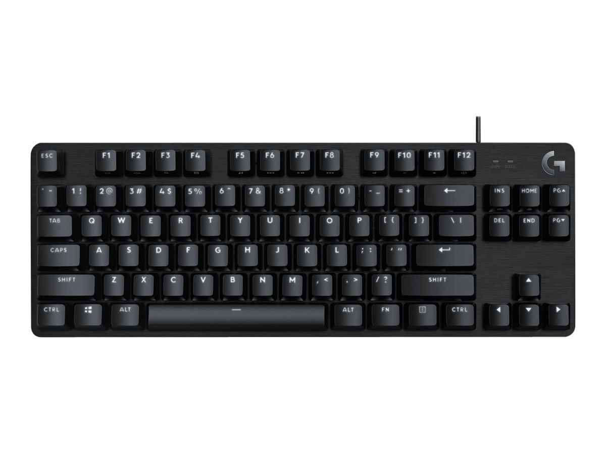 Logitech G G413 TKL SE keyboard black Input Product shot Front 79801