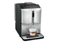 Siemens EQ.300 TF303E01 Automatisk kaffemaskine Lys sølv