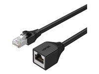 Unitek C1896BK-2M CAT 6 Afskærmet parsnoet (STP) 2m Forlængerkabel til netværk